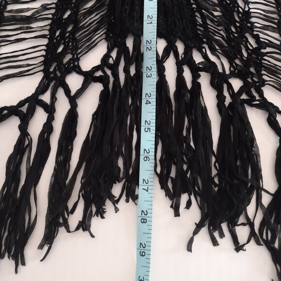 Umgee Kimono Size M / L Duster Topper Coverup Open Front Cardigan Crochet Knit - Picture 9 of 16